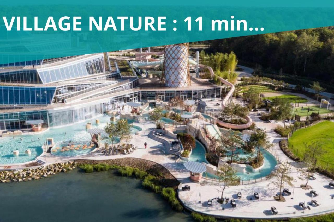 King Size Bed - Free Private Parking - Garden & Terrace - 14Min From Disneyland Ferrières-en-Brie Eksteriør bilde