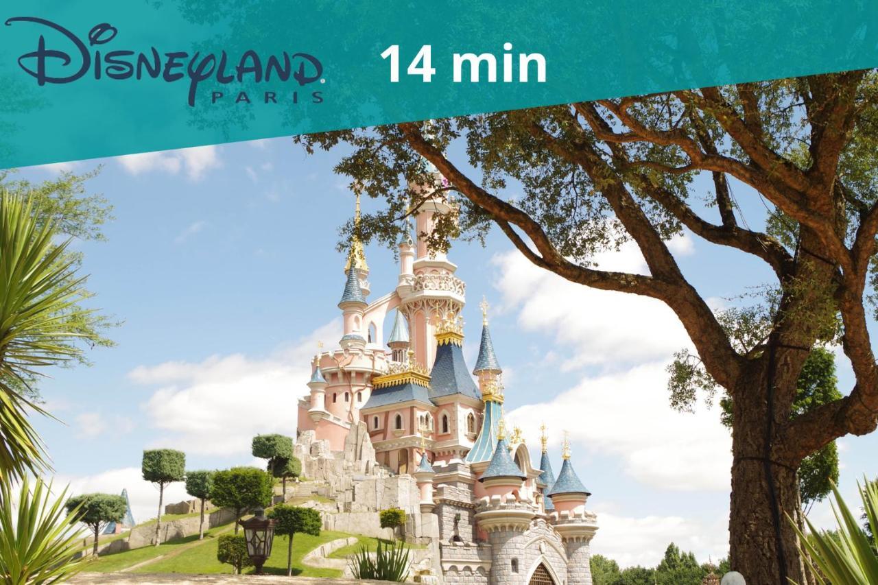 King Size Bed - Free Private Parking - Garden & Terrace - 14Min From Disneyland Ferrières-en-Brie Eksteriør bilde